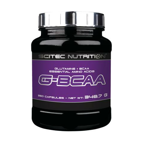 scitec nutrition g-bcaa, 250 κάψουλες can