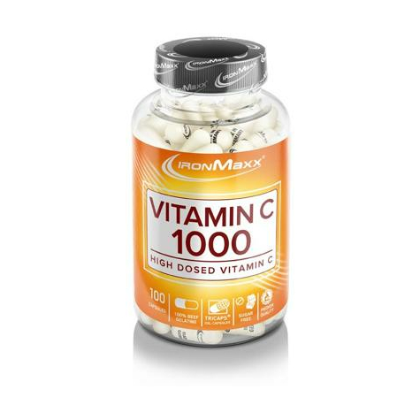 ironmaxx vitamin c 1000, 100 tricaps δόση