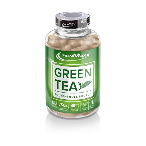 ironmaxx πράσινο τσάι, 130 κάψουλες μπορεί να