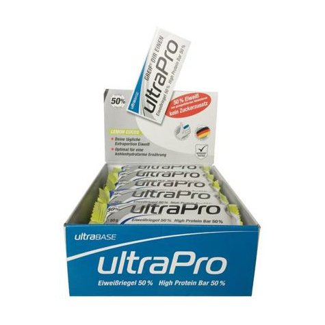 ultra sports ultrapro protein bar, 20 x 50 g bar, λεμόνι κακάο