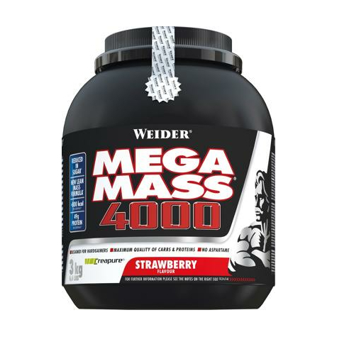 joe weider mega mass 4000, 3000 g can