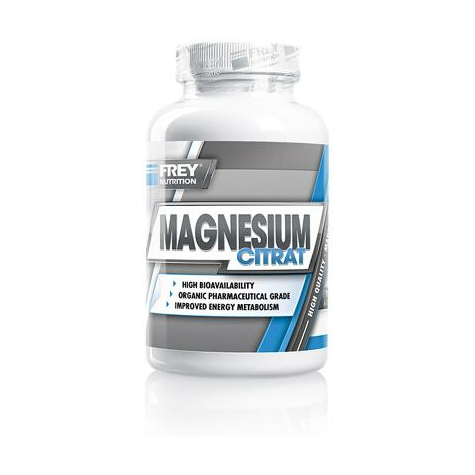 Frey nutrition magnesium citrate, 120 κάψουλες δόση