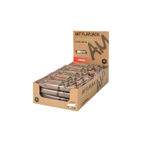 amsport flapjack βρώμης, 15 x 50 g bar