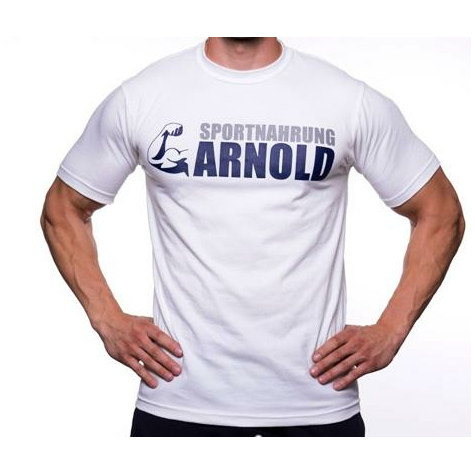 αθλητική διατροφή arnold t-shirt, λευκό