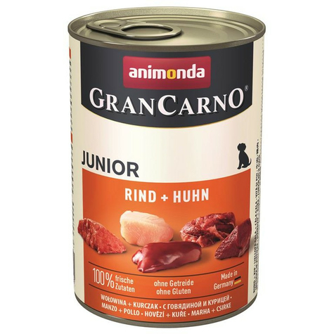 animonda dog grancarno,carno junior μοσχάρι-κοτόπουλο 400g d