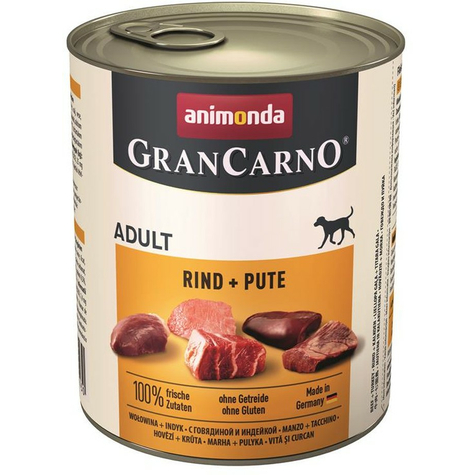 animonda σκύλος grancarno,carno ενήλικος βοδινό κρέας γαλοπούλα 800gd