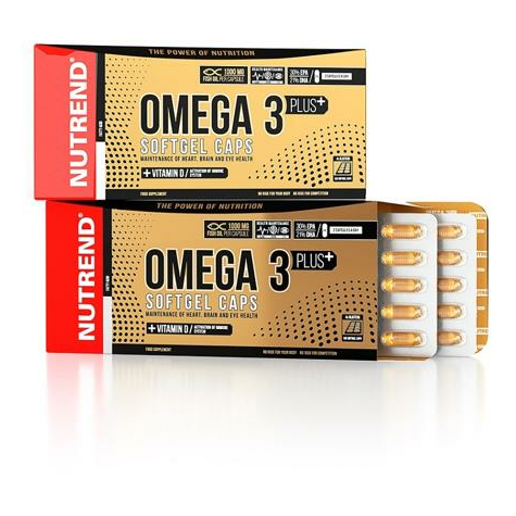nutrend omega 3 plus softgel caps, 120 κάψουλες