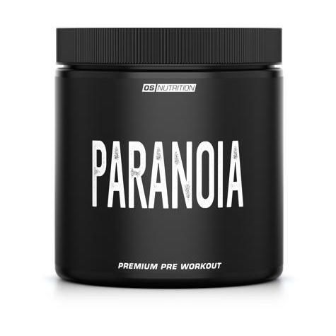 os nutrition paranoia premium pre workout, 320 g κονσέρβα, φράουλα ακτινίδιο