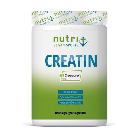 nutri+ vegan κρεατίνη σε σκόνη, 500 g κονσέρβα