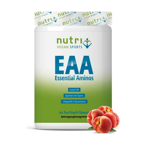 nutri+ vegan eaa σκόνη, 500 g κονσέρβα