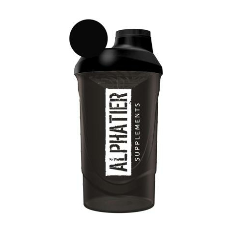 alphatier beastmode shaker, 600 ml, μαύρο-καπνιστό