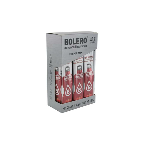 bolero drink sticks ποτό σε σκόνη, 12 x 3 g σε φακελάκια