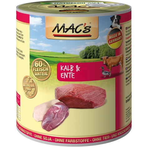 mac's,macs dog μοσχαρίσια πάπια 800 g d