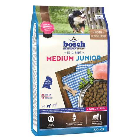 bosch,bosch medium junior 3kg