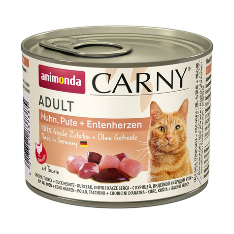 animonda carny γάτα, carny κοτόπουλο + γαλοπούλα + πάπια. 200gd