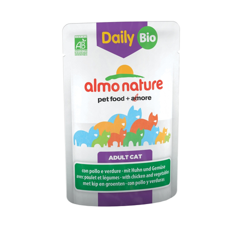 almo nature,an καθημερινό βιολογικό κοτόπουλο+λαχανικά 70gp