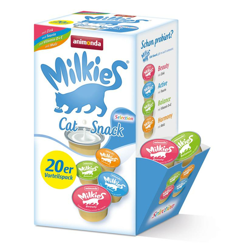animonda σνακ για γάτες,ani.milkie selection 20x15g