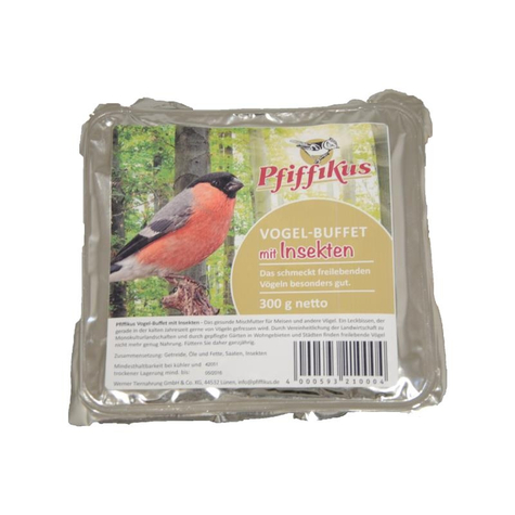 pfiffikus τροφή για άγρια πουλιά,pfiff.bird buffet έντομα 1ο
