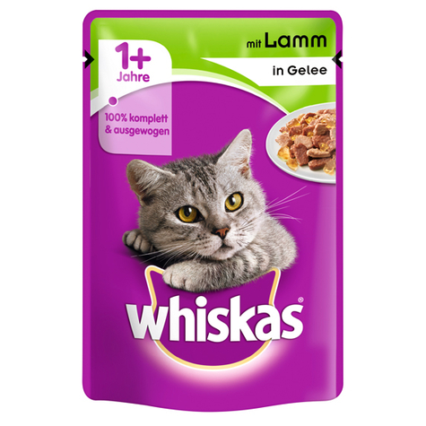 whiskas,whiskas αρνί σε ζελέ 100g p
