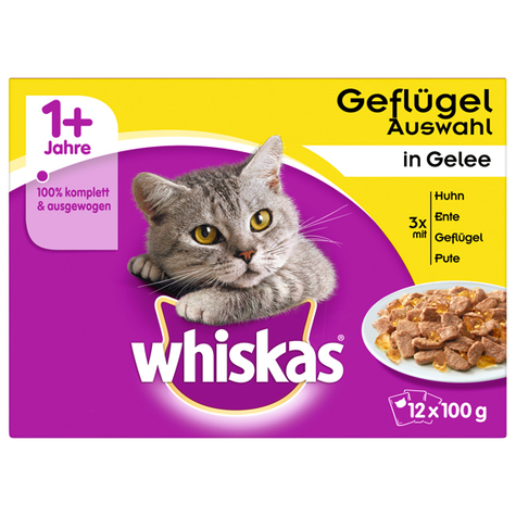 whiskas,whiskasmp winged.jelly12*100gp