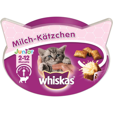 whiskas,whiskas γάλα γατάκι 55g