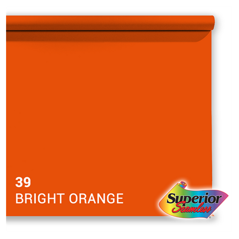 Superior Background Paper 39 Φωτεινό πορτοκαλί 2.72 x 11m