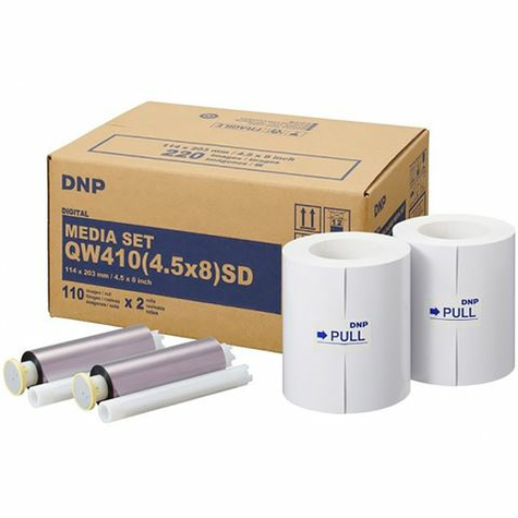 χαρτί dnp 220 εκτυπώσεις standard sd 11x20 για dp-qw410
