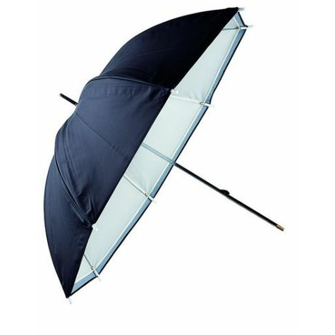 linkstar ομπρέλα puk-84wb λευκό/μαύρο 100 cm (αναστρέψιμη)