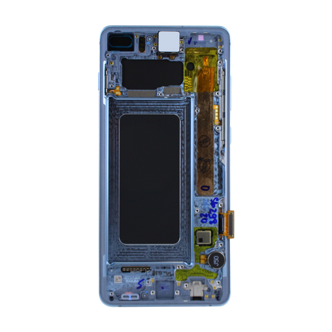 samsung gh8218849c g975f galaxy s10+ πρίσμα μπλε πλήρες σετ γνήσιο ανταλλακτικό οθόνης αφής lcd οθόνη αφής