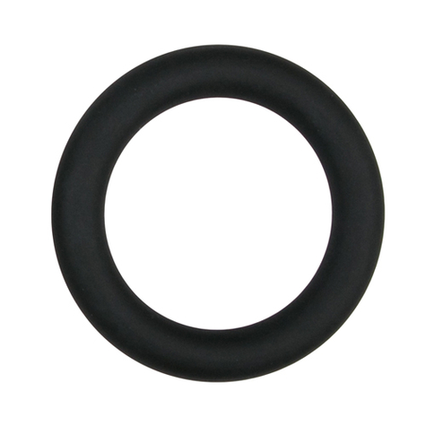 cock rings : δαχτυλίδι σιλικόνης μαύρο μεγάλο