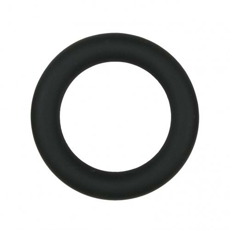 cock rings : δαχτυλίδι σιλικόνης μαύρο μεσαίο