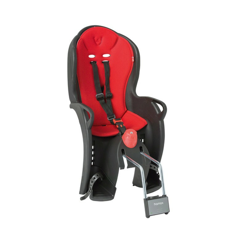 παιδικό κάθισμα hamax sleepy μαύρο/κόκκινο