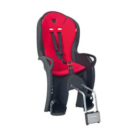 παιδικό κάθισμα hamax kiss μαύρο/κόκκινο