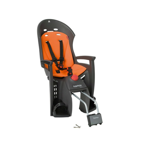 παιδικό κάθισμα hamax siesta γκρι/πορτοκαλί