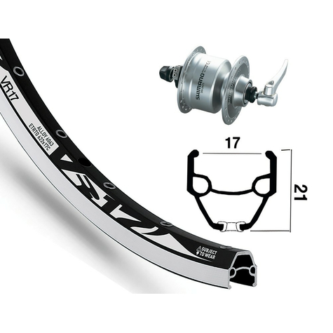 τροχός v 28x1.75hub.dh3n72 silb.ssp 36l