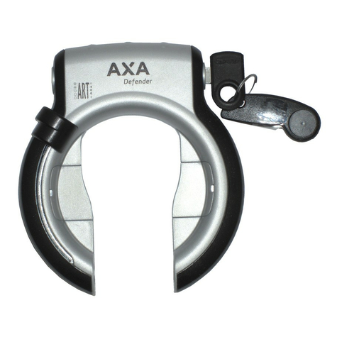 κλειδαριά πλαισίου axa defender silver/sw