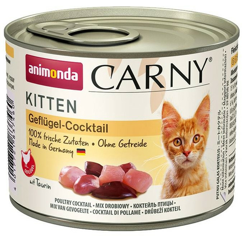 animonda cat dose carny γατάκι κοκτέιλ πουλερικών 200g