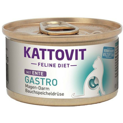 kattovit feline diet gastro duck - γαστρεντερικό / κοιλιακό σάλιο
