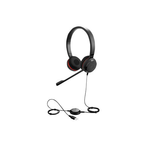 jabra evolve 30 ii ms στερεοφωνικό, ακουστικό on-ear