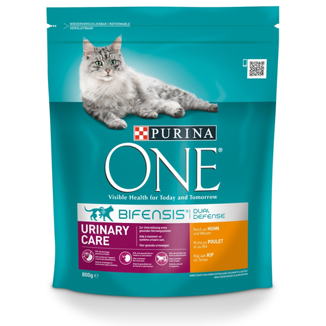 purina one bifensis urinary care πλούσιο σε κοτόπουλο 800g