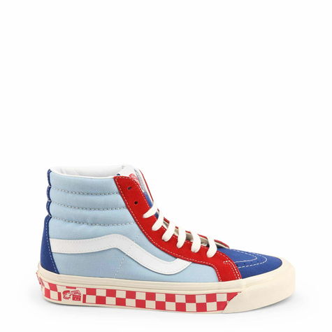 schuhe & sneakers & unisex & vans & sk8-hi_vn0a38gf1jk1 & blau