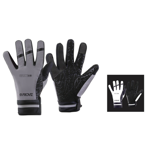 handschuhe proviz reflect360 ποδηλασία gr.xxl - grau/schwarz                   