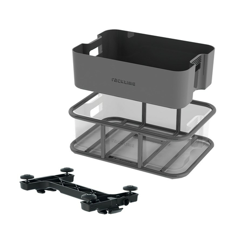 κουτί συστήματος racktime boxit small 2.0 45,5x32x18cm, schwarz, 13ltr, snapit 2.0