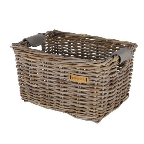 transportkorb basil dorset m 35x24x24cm, grau, rattan, grobmaschig   