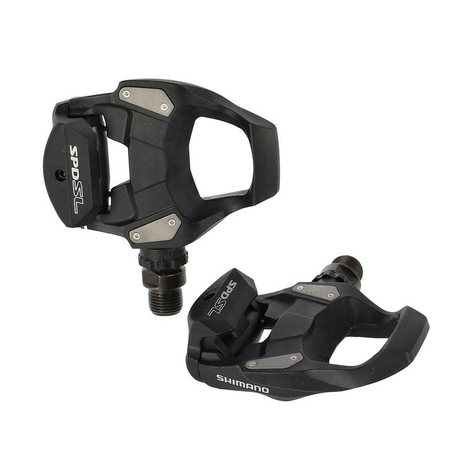 spd-sl renn-pedal shimano pdr s500 einseitig, schwarz 9/16, χωρίς ανακλαστήρα