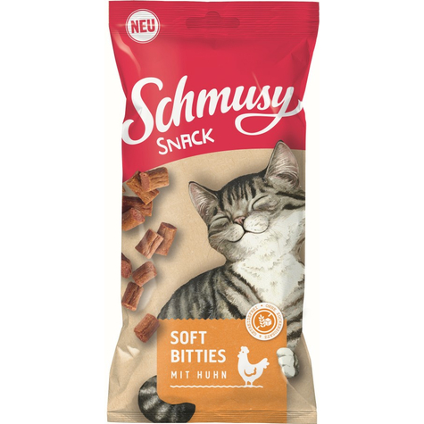 schmusy soft bitties κοτόπουλο 60g