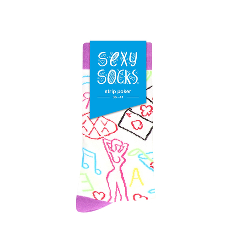 σέξι κάλτσες - στριπ πόκερ - 36-41