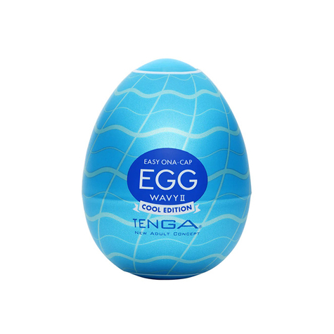 αυνανισμός tenga egg wavy ii cool single