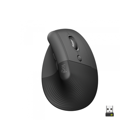 Logitech Mouse LIFT, ασύρματο, Bolt, Bluetooth, γραφίτης - Vertical Ergo