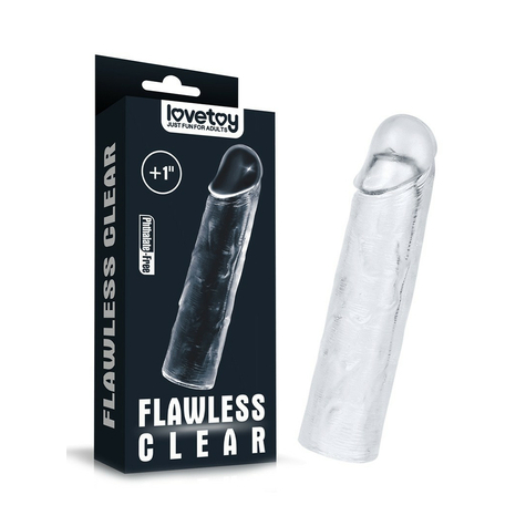 Παιχνίδι Αγάπης - Flawless Clear Penis Sleeve + 2.5 cm
